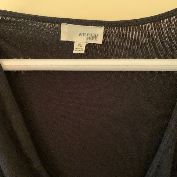 Aritzia Wilfred Free Bodycon Black Dress - Picture 3 of 4